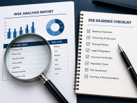 Professional due diligence research for risk assessment